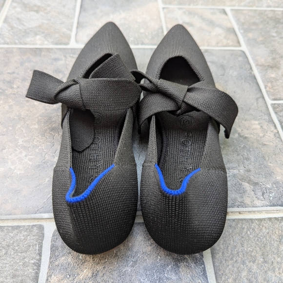 Rothys Mary Jane Pointed Tie Flats - Picture 6 of 11